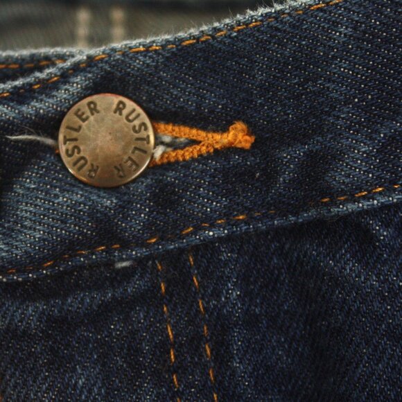 Rustler Straight Leg Men's Jeans Size 42 X 30 100% Cotton - Picture 3 of 7